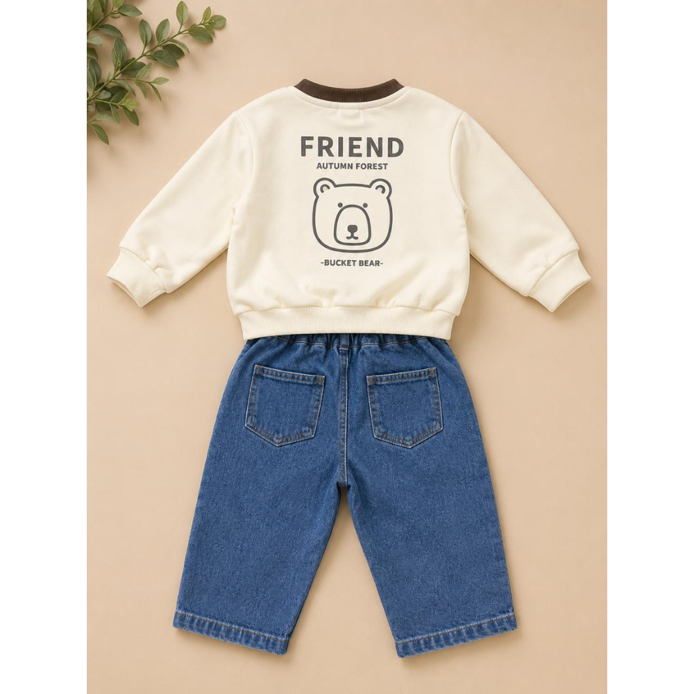 Little Bear Denim Co-ord Set