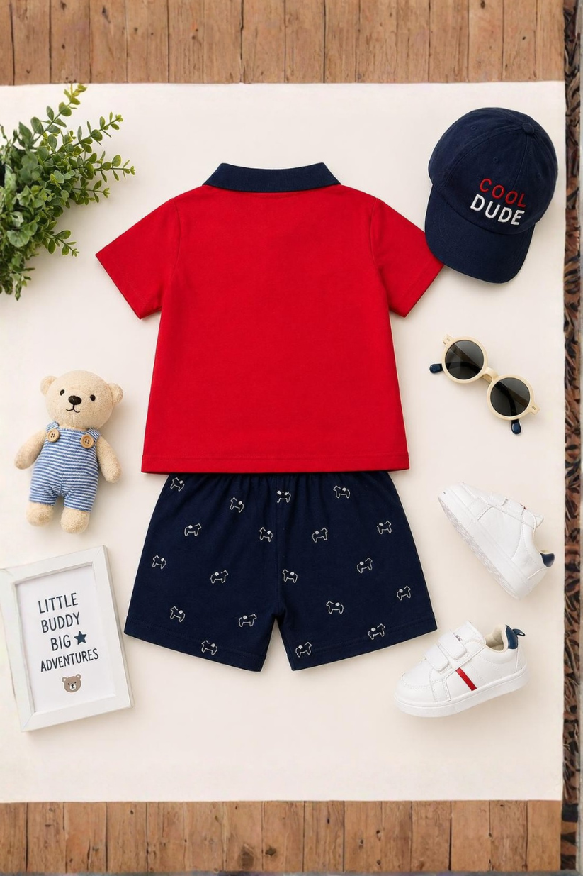 Little Buddy Polo Co-ord Set