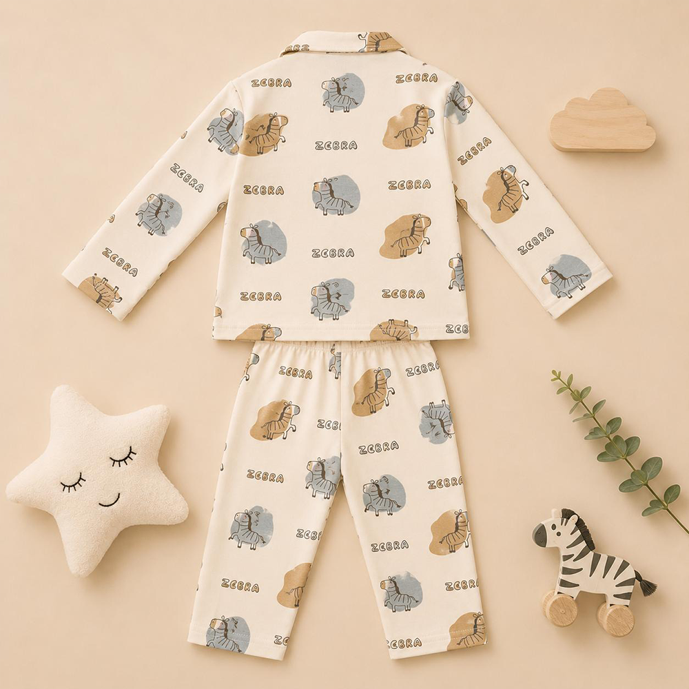 Zebra Dreams Night Suit