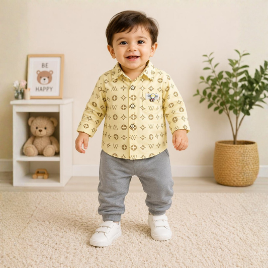 Little Luxe Monogram Co-ord Set