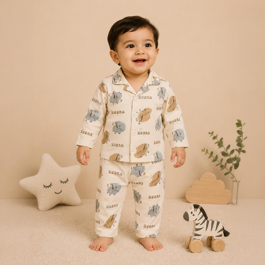 Zebra Dreams Night Suit