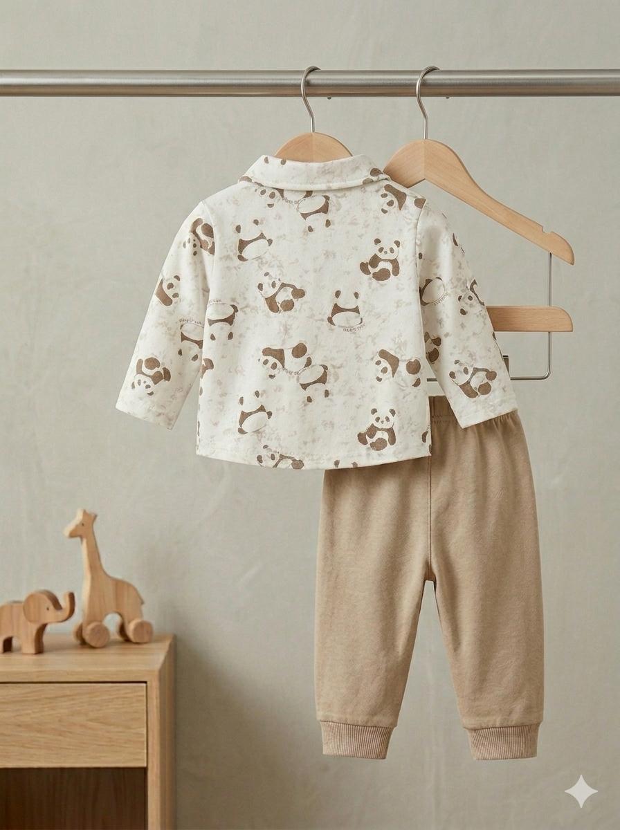 Cute Panda Playtime Co-ord set
