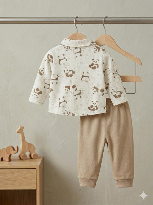 Cute Panda Playtime Co-ord set