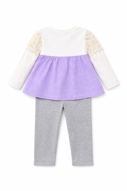 Lavender Bloom Tunic & Legging Set
