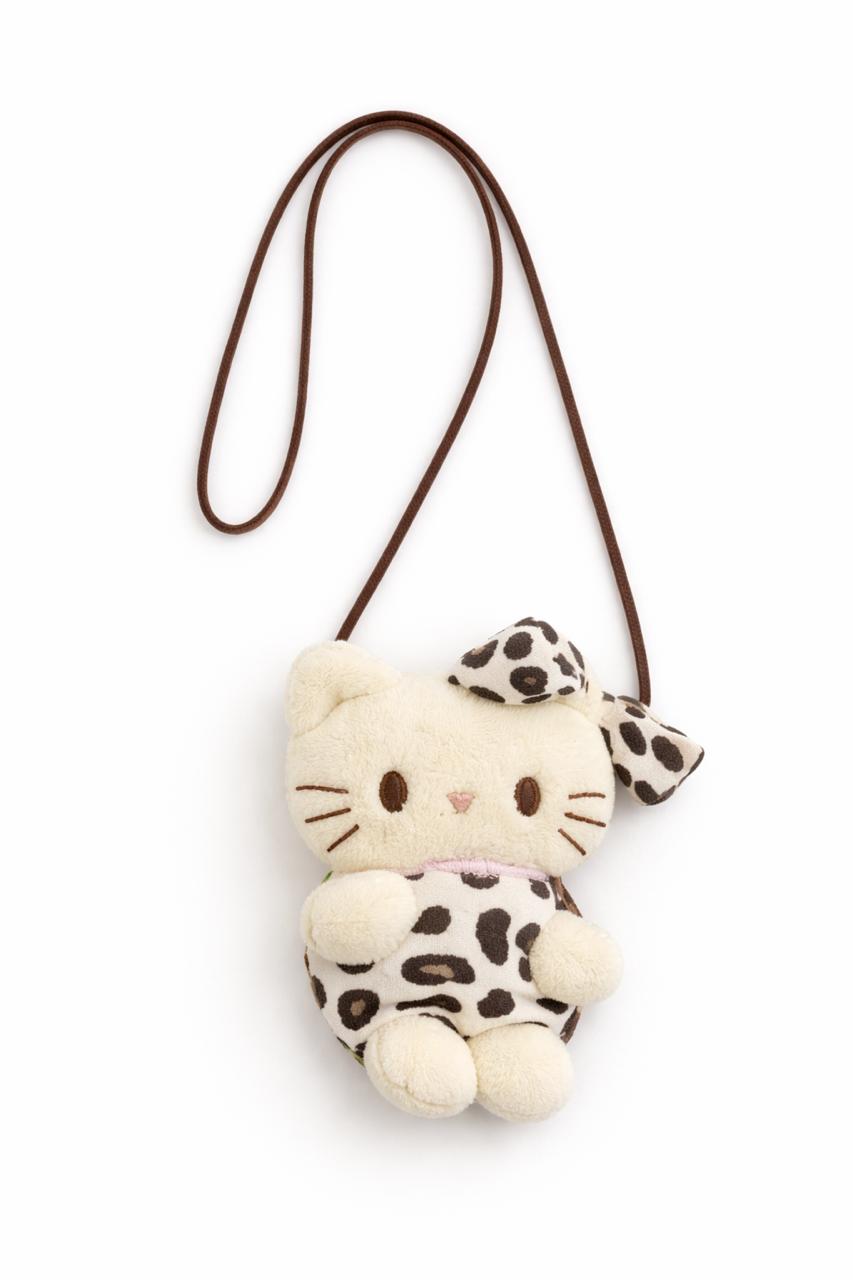 Leopard Print Dress with Cute Mini Bag