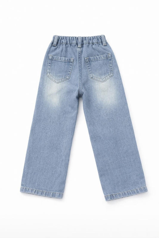 Tiny trend straight fit denim jeans
