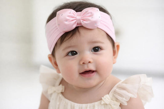 Sparkle Bow Baby Headband
