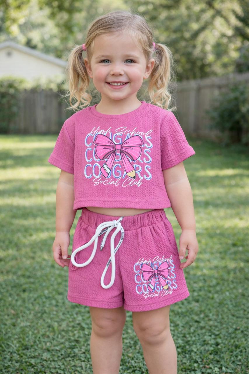 Berry Bow Co-ord Set