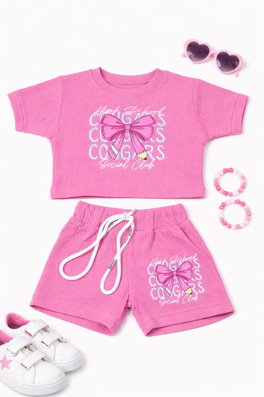 Berry Bow Co-ord Set