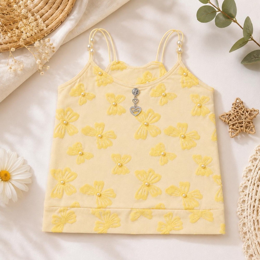 Buttercup Bloom Pearl Cami Top