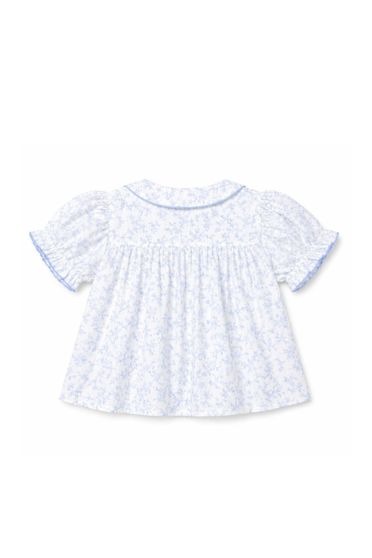 Blue Blossom Frill Top