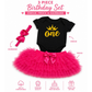 Princess One Birthday Tutu Set – 3 Piece Outfit