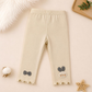 Bunny Bow Cotton Leggings