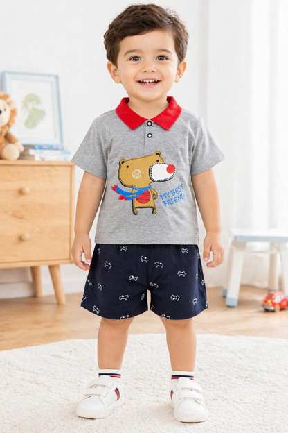Little Buddy Polo Co-ord Set