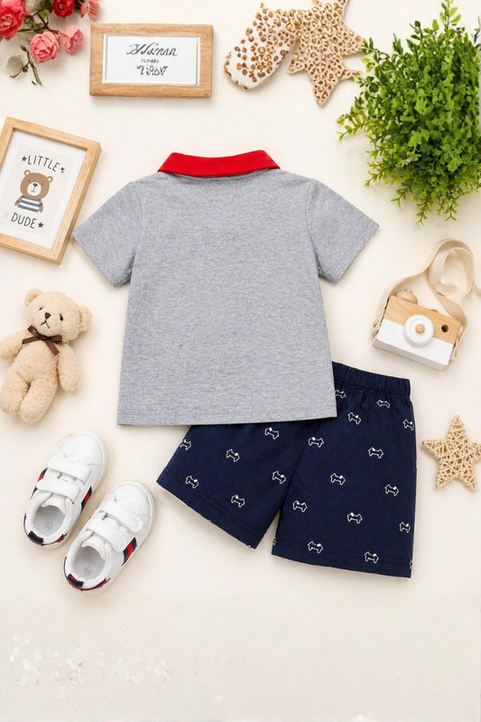 Little Buddy Polo Co-ord Set