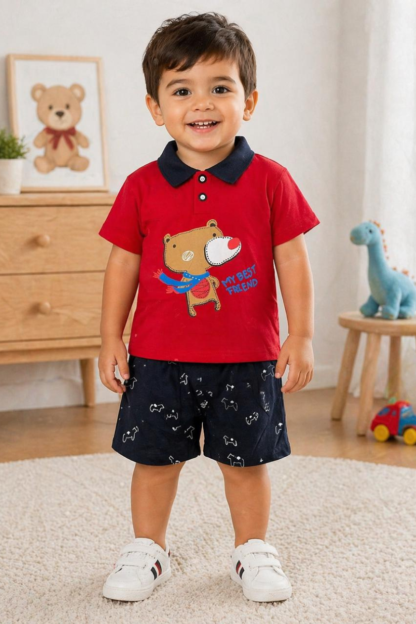 Little Buddy Polo Co-ord Set