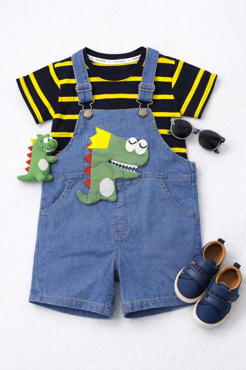 Dino Dungaree Play Set