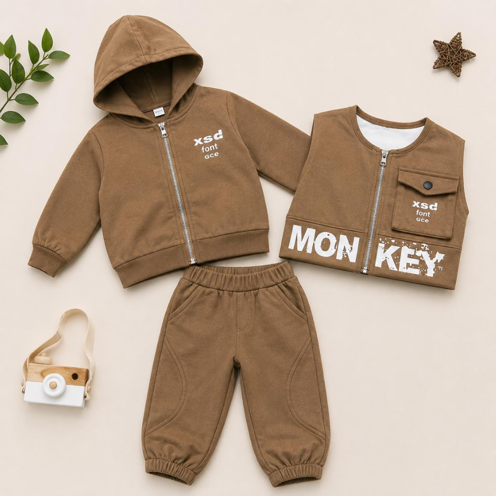 Monkey Adventure 3-Piece Winter Set
