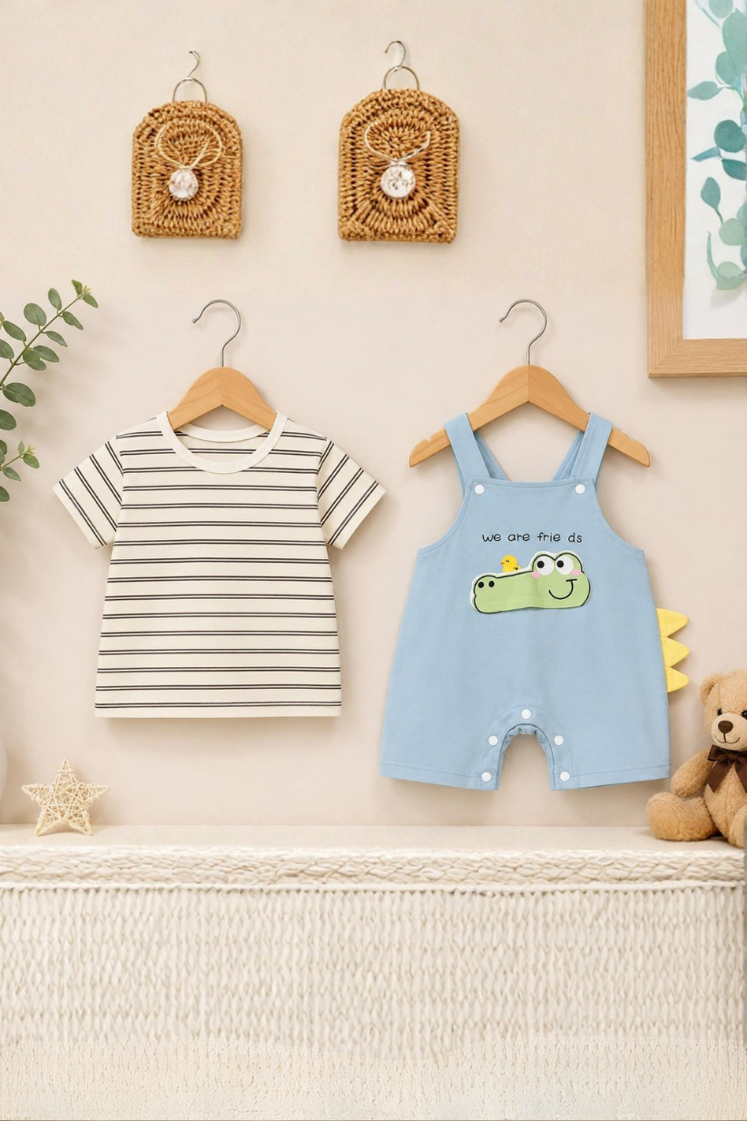 Little Croco Romper Set