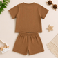 Brown Bow Co-ord Set