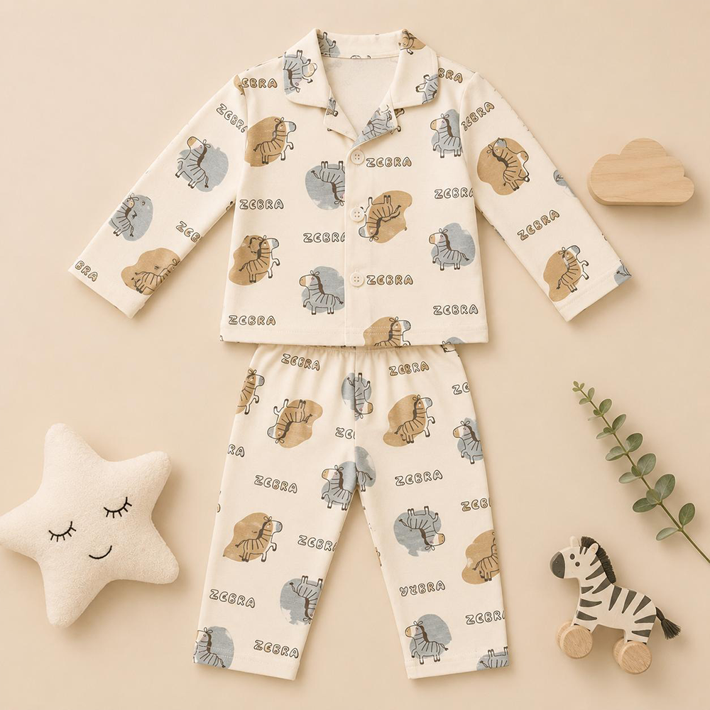 Zebra Dreams Night Suit