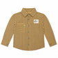 Classic Tan Pinstripe Shirt