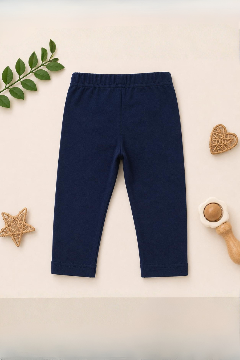Cherry Charm Blue Leggings