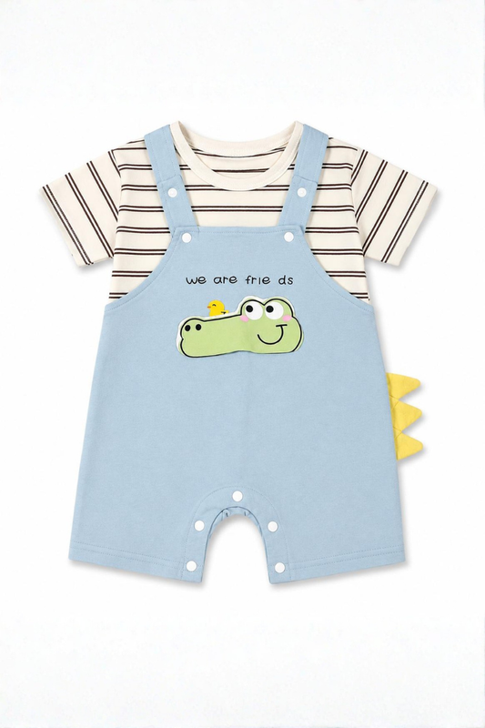 Little Croco Romper Set