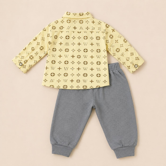 Little Luxe Monogram Co-ord Set