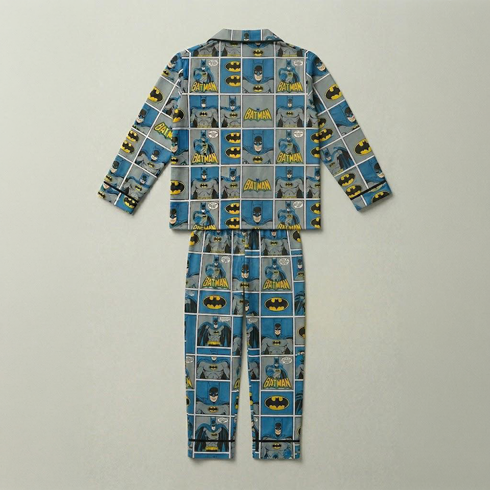 Comics Batman Kids Full-Sleeve Night Suit