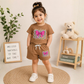 Brown Bow Co-ord Set