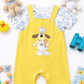 Hello Baby Chef Dungaree Romper Set – Yellow