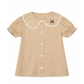Beige classic top