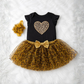 Wild Heart Leopard Tutu Frock Set – 3 Piece Outfit