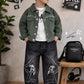 Kids Denim 3-Piece Set (Jacket + Full-Sleeve T-Shirt + Jeans)