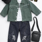 Kids Denim 3-Piece Set (Jacket + Full-Sleeve T-Shirt + Jeans)