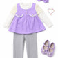 Lavender Bloom Tunic & Legging Set