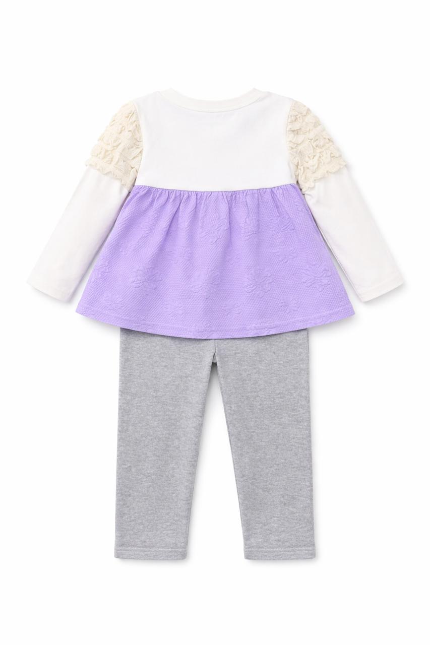 Lavender Bloom Tunic & Legging Set
