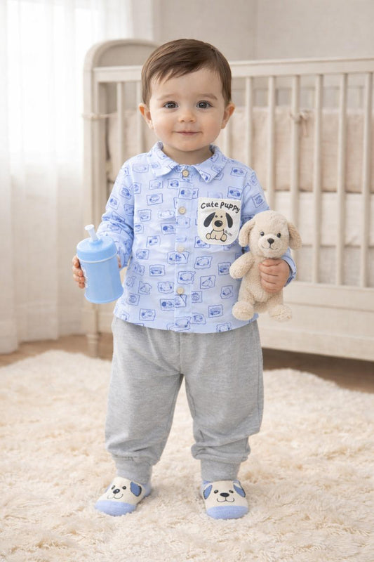 Cute puppy coord set