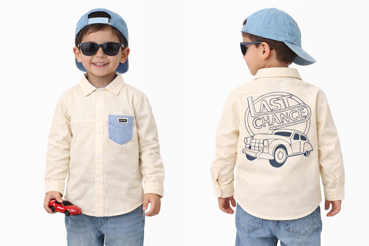Little Rider Cream Shirt