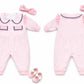 Blush Bunny Baby Romper