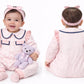Blush Bunny Baby Romper