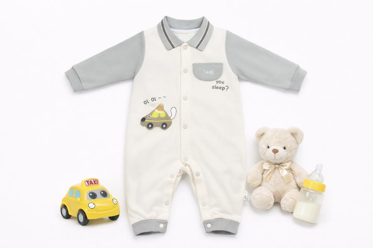 Little Taxi Adventure Baby Romper