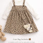Leopard Print Dress with Cute Mini Bag