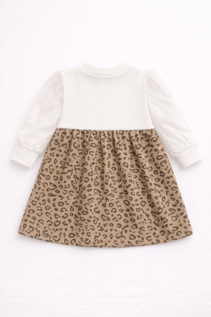 Leopard Print Dress with Cute Mini Bag