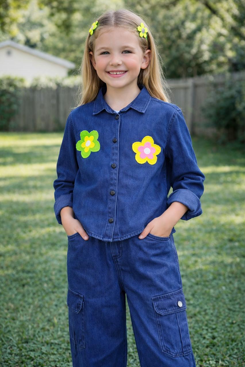 Denim Daisy Co-ord Set