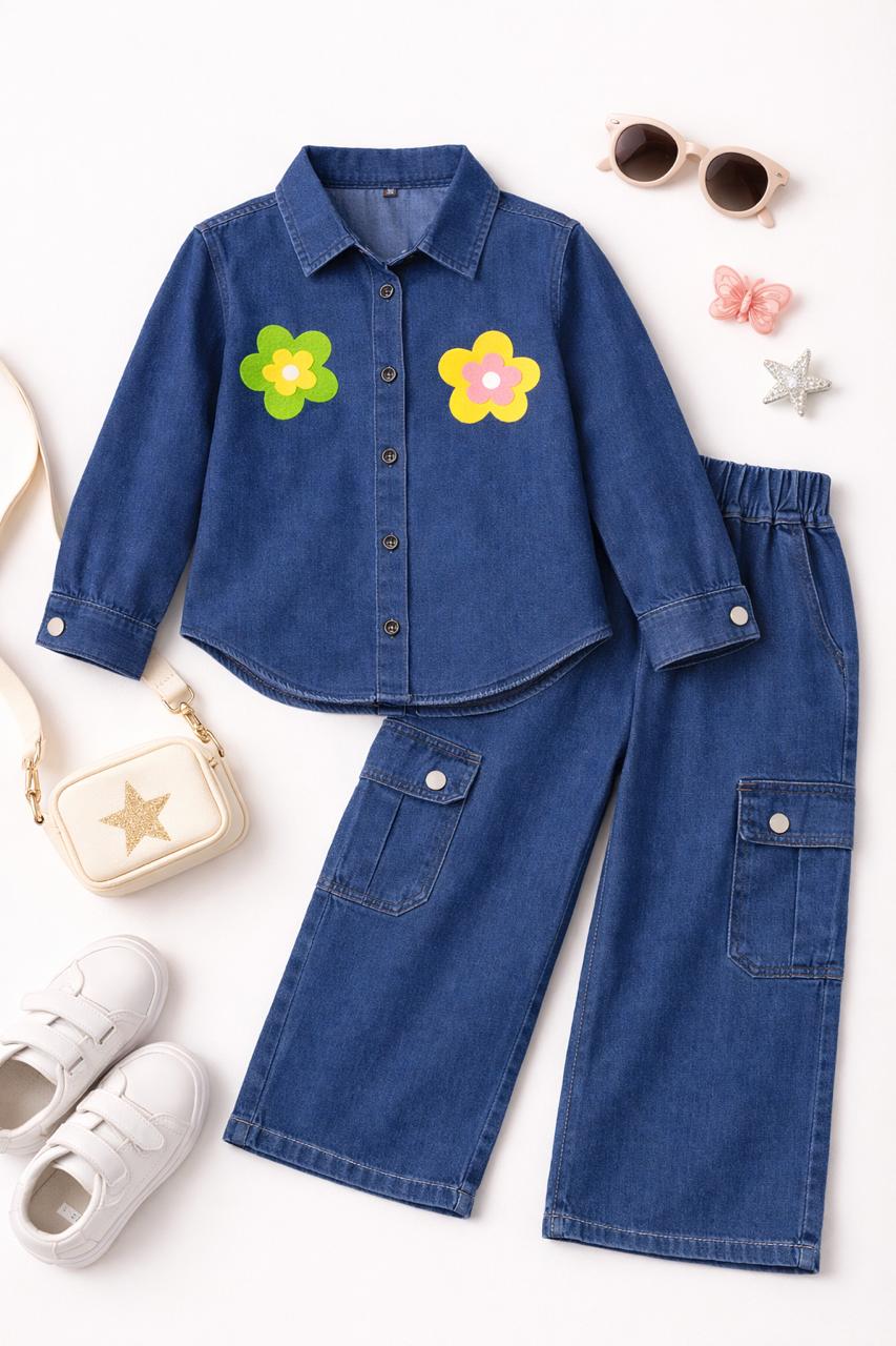 Denim Daisy Co-ord Set
