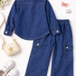 Denim Daisy Co-ord Set