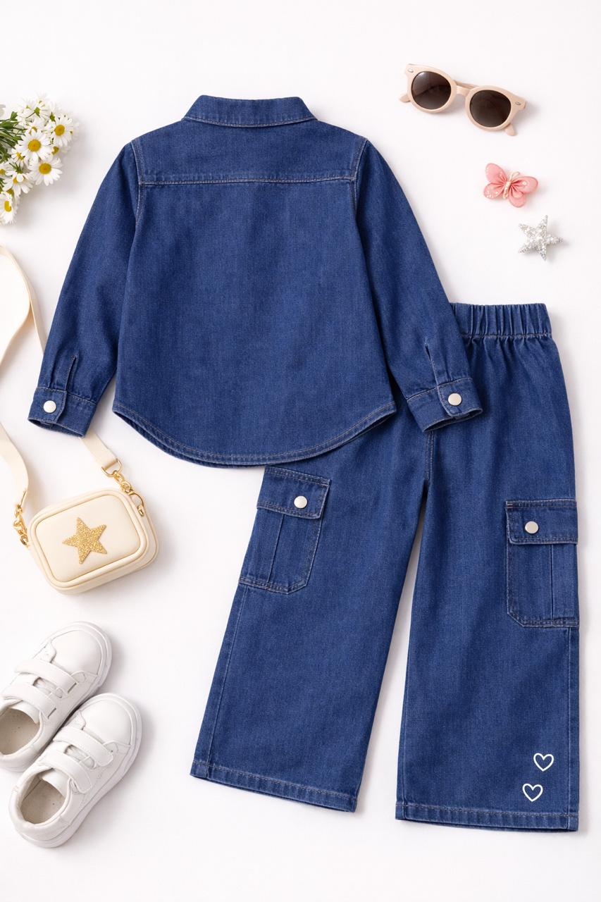 Denim Daisy Co-ord Set