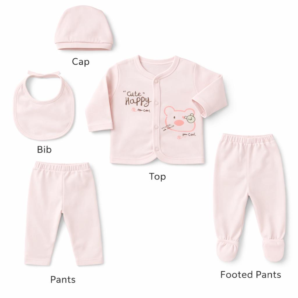 Berry & Boo Cozy Baby 5 Pcs set
